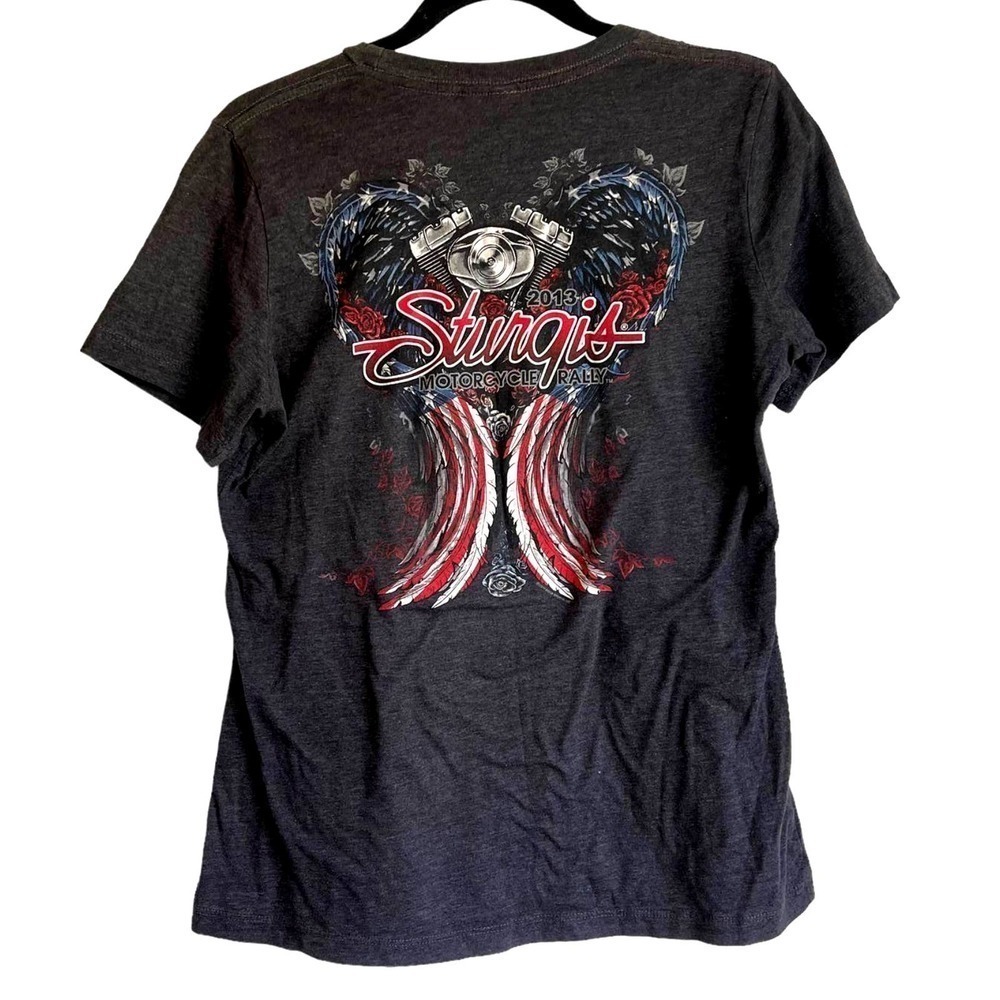 Hot Leathers Women’s Sturgis Motorcycle Rally T-Shirt L